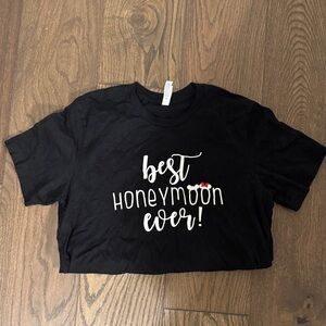 Black Graphic Tee - Best Honeymoon Ever